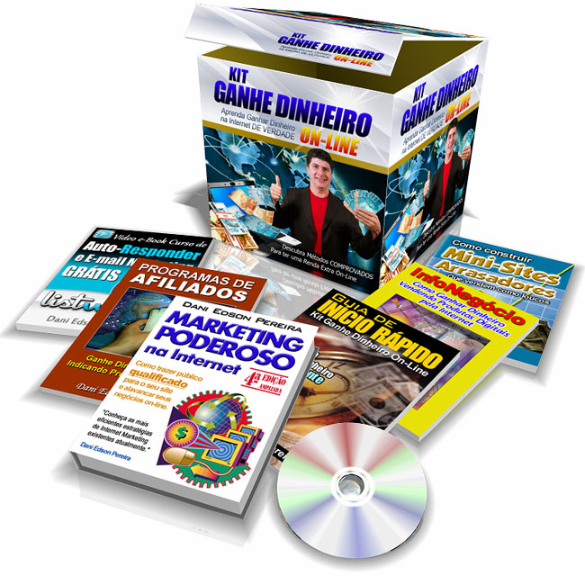 Kit Ganhe Dinheiro On-Line – Dani Edson Ensina como Ganhar Dinheiro na Internet